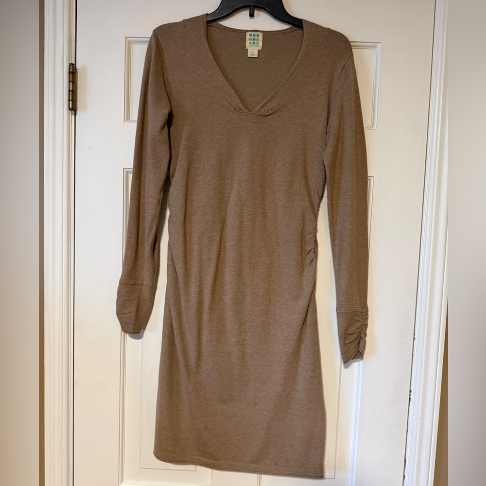 Title Nine Tan Long Sleeve Dress